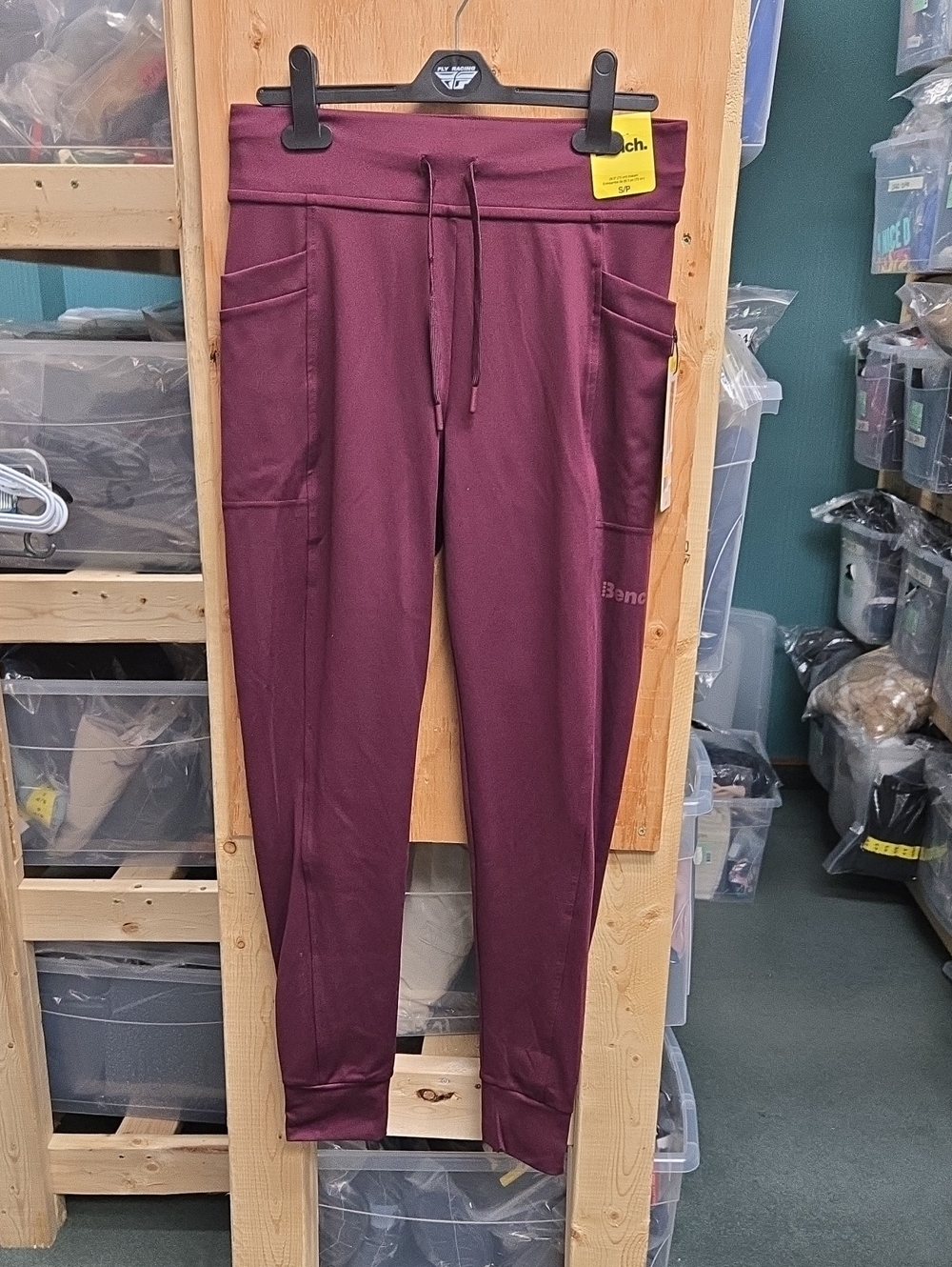 Bench Size S Plum High Rise Jogger Style Pant